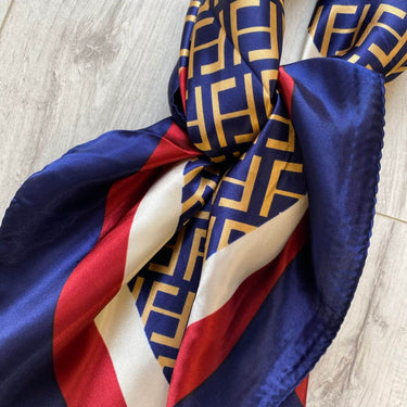 Flo Navy Neck Scarf