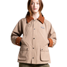 ladies beige waterproof barn jacket