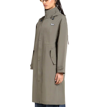 Flotte Solferino Khaki Waterproof Long Length Coat
