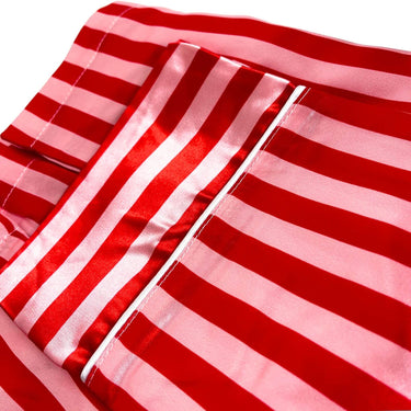 four-sisters-red-pink-striped-satin-pyjamas