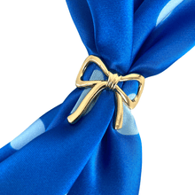Gold Bow Scarf Ring