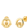 gold-plated-claddagh-stud-earrings