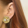 gold-sparkle-disc-clip-on-earrings