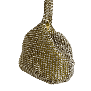 black of gold sparkle bag