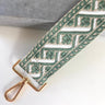 green-cream-aztec-chunky-bag-strap