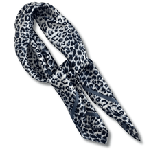 Grey Leoaprd Pattern Neck Scarf