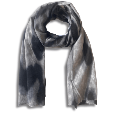 ladies cosy scarf in leopard print