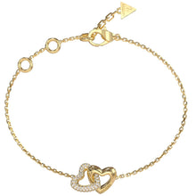 guess-beloved-gold-heart-link-bracelet