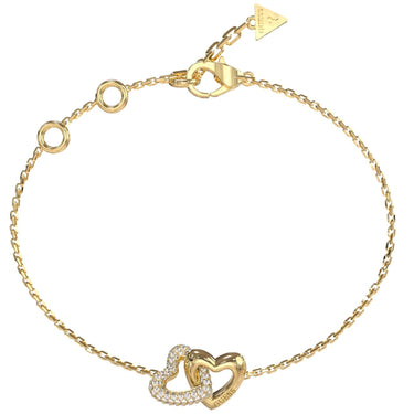 guess-beloved-gold-heart-link-bracelet