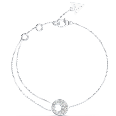 guess-blooming-silver-crystal-disc-double-chain-bracelet