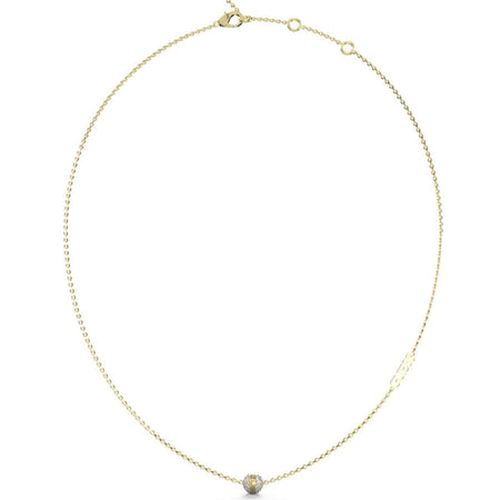 Guess Calypso Crystal Sphere Gold Necklace