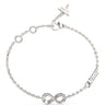 Guess Endless Dream Silver Infinity Logo Bracelet