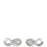 Guess Endless Dream Silver Infinity Stud Earrings