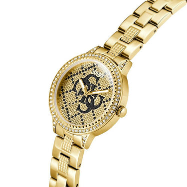 ladies gold guess watch
