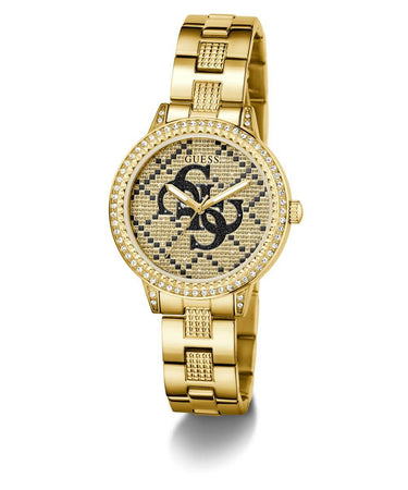 ladies gold guess watch