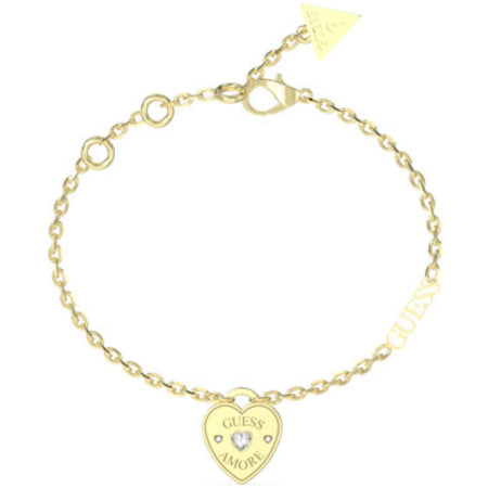 Guess Gold Amore Heart Bracelet