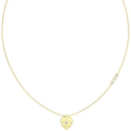 Guess Gold Amore Heart Necklace