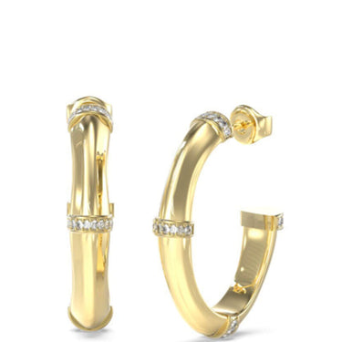 guess-gold-bamboo-chunky-hoop-earrings