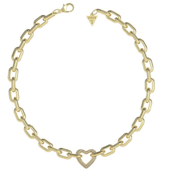 guess-gold-beloved-crystal-heart-chunky-link-necklace