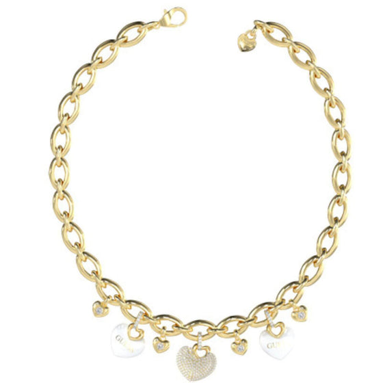 guess-gold-crazy-in-love-white-enamel-heart-chunky-link-necklace