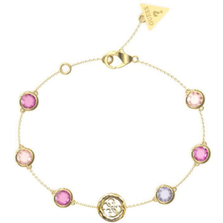 Guess Gold Petra Pink Bracelet