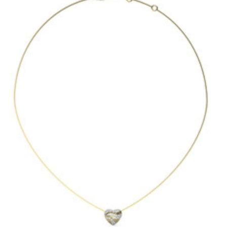 Guess In My Heart Gold Snake Chain Necklace