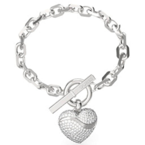 guess-in-my-heart-t-bar-silver-bracelet