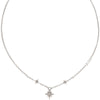 Guess In the Sky Silver Star Charm Necklace