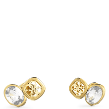 Guess Mamounia Gold & Crystal Stud Earrings