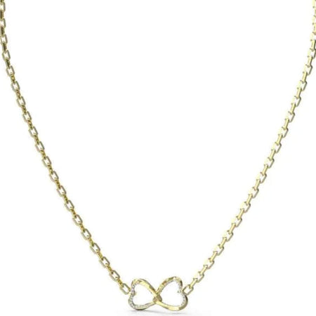 Guess Mon Amour Two Hearts Gold Necklace