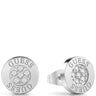 Guess Party Multi Crystal Silver Stud Earrings