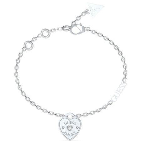 Guess Silver Amore Heart Bracelet