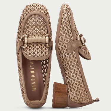 hispanitas woven loafer shoes