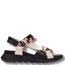 ladies sporty sandals with cow pattern