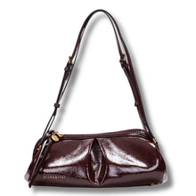 hispanitas-brown-patent-barrel-bag