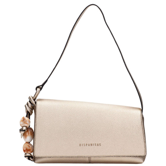 hispanitas-champagne-leather-shoulder-bag