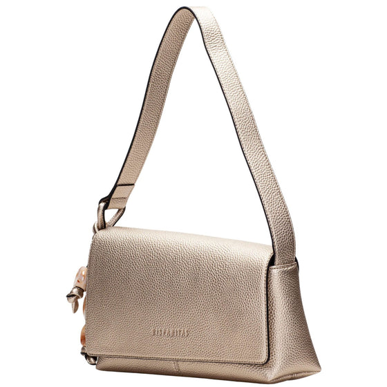 hispanitas-champagne-leather-shoulder-bag