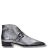 hispanitas-dark-silver-leather-buckle-pointed-toe-flat-boots