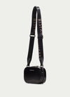 Hispanitas Embossed Leather Crossbody Camera Bag - Black