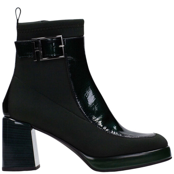 Hispanitas Green Leather Platform Boots