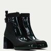 Hispanitas Green Leather Platform Boots