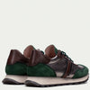 Hispanitas Green Suede Leather Sneakers