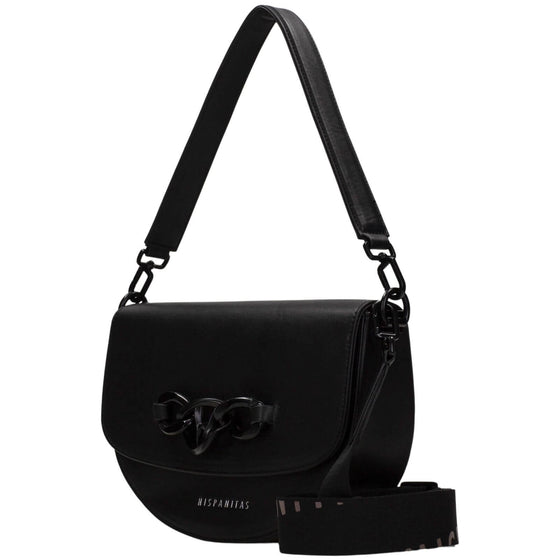 Hispanitas Leather Shoulder Bag - Black