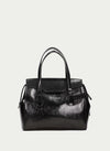 Hispanitas Patent Leather Shoulder Bag - Black