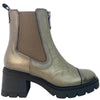 Hispanitas Pewter Leather Chunky Chelsea Boots