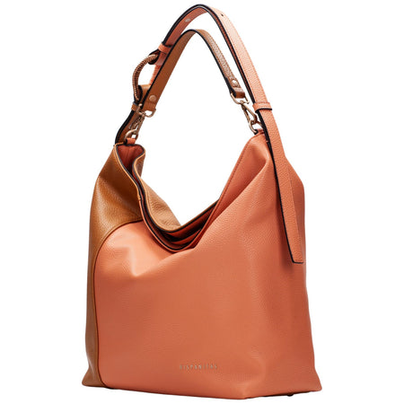 Hispanitas Tan & Coral Hobo Shoulder Bag