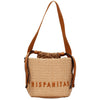 hispanitas tan leather natural bucket bag