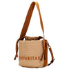 profile view of hispanitas drawstring crossbody bag