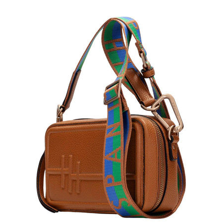 Hispanitas Tan Leather Small Crossbody Bag