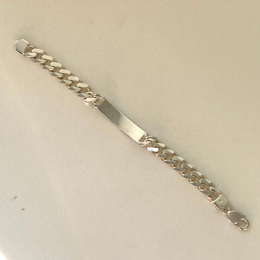 BeJeweled Bespoke Silver Gents 'JAMES' Bracelet